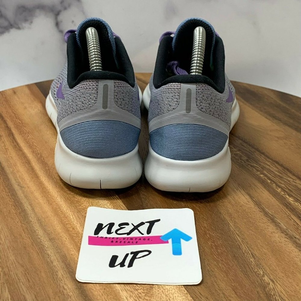 Nike Womens Free Rn Purple Comfort Cushioned Athletic Running Shoes Size US 6 - Picture 6 of 10